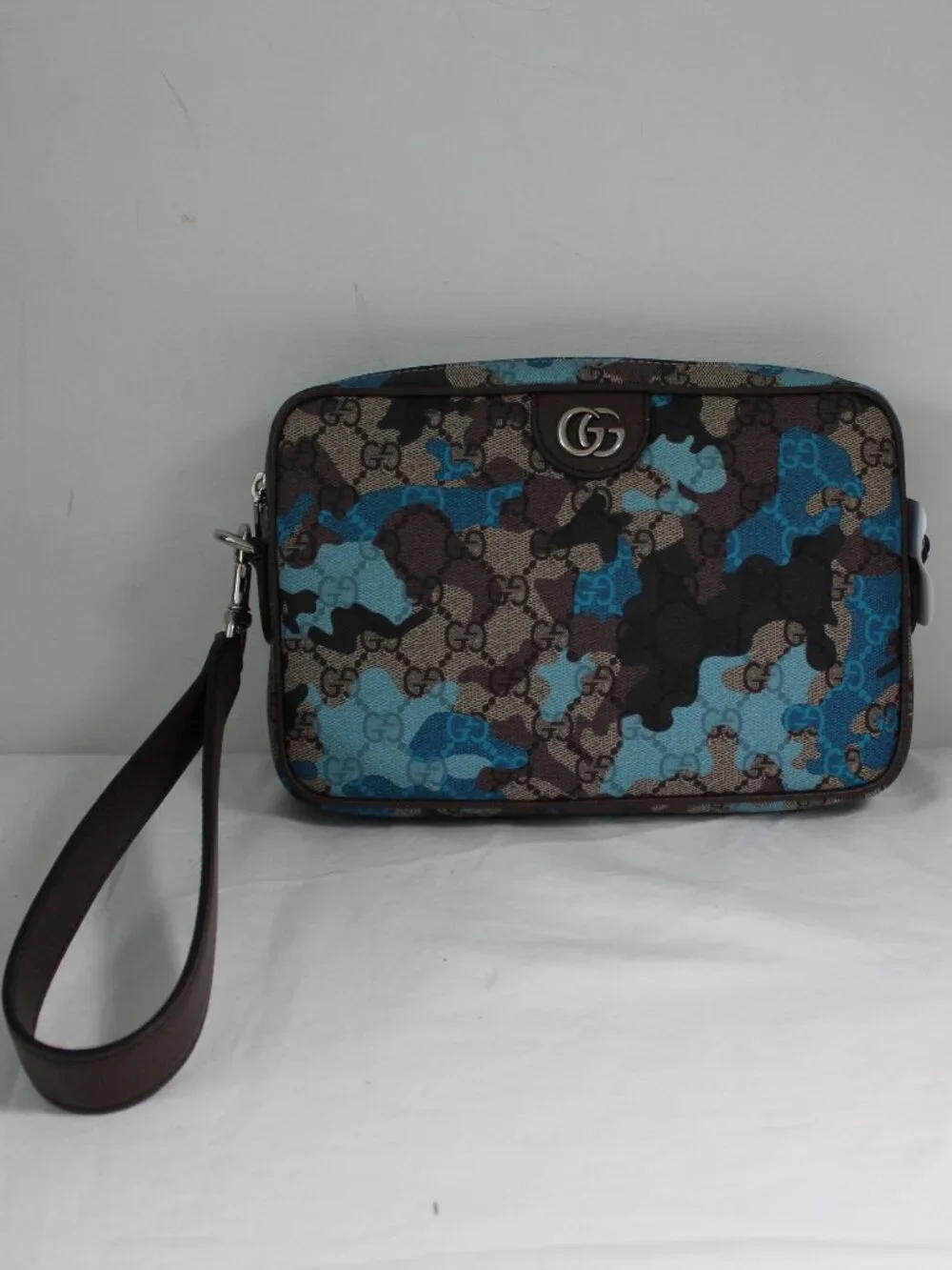 NWT Gucci GG Camouflage Marbled Monogram Crossbody Shoulder Bag Wristlet 839155